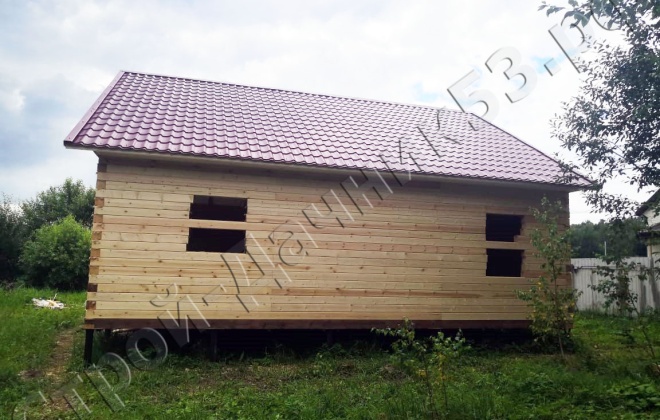 3 Брусовой дом ОД-11 9×9, 81 м², Московская область, Раменский район, посёлок Рыболовское,  ДНТ «Лазурный Берег» (2)